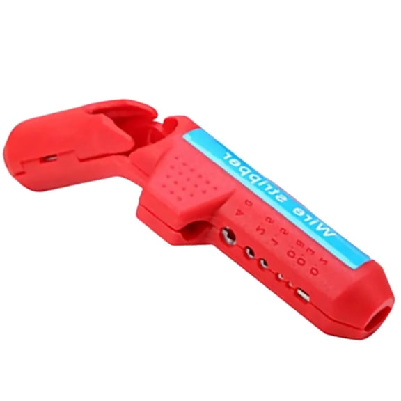 GUYUTING Red Plastic Cable Stripper Precise Blades Narrow Nose Design For Instrument Wiring Outdoor Indoor Cable Stripping Tasks