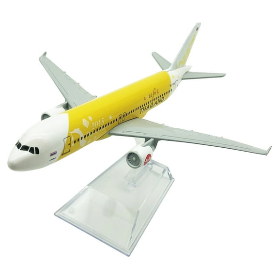 GUYUTING Replacement 1:400 Alloy Thailand A320 Airplane Model Aircraft Model Simulation Aviation Science Exhibition Model