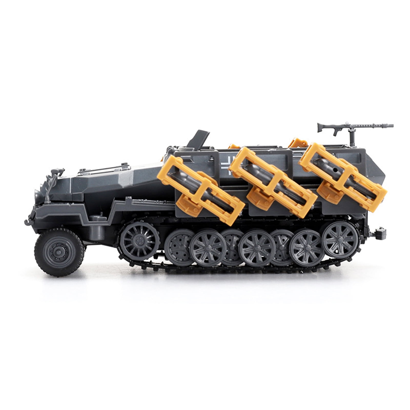 GUYUTING Replacement 1:72 Plastic Land Stuka Rocket Armored Vehicle Unassembled 4D Model Simulation Vehicle Military Science Exhibition Model