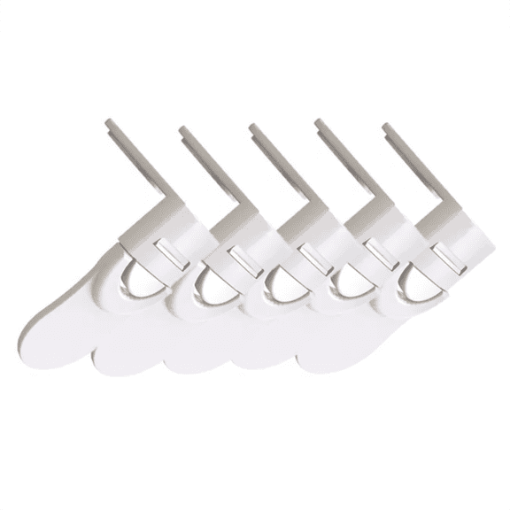 GUYUTING Replacement 5x Secure Right Angle Drawer Lock Prevents Baby Access, Easy One-Click Operation, Adhesive Backing for Drawers, Cupboards