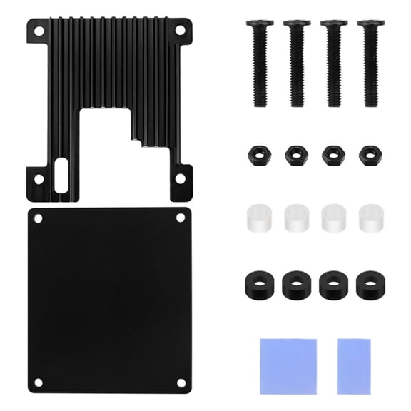 GUYUTING Replacement Aluminum Alloy Cooling Shell for Orange Pi Zero Thermal Silicone for Efficient Heat Dissipation Protect Board Shell
