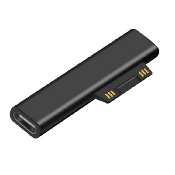GUYUTING Replacement Compact USB C Charging Converter ABS+Metal for Microsoft Surface Pro Series Adapter