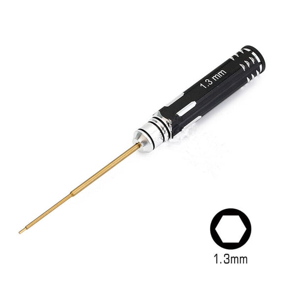 GUYUTING Replacement Metal Screw Driver for Axial SCX24 90081 RC Car Strong and Durable, Black & Gold Color