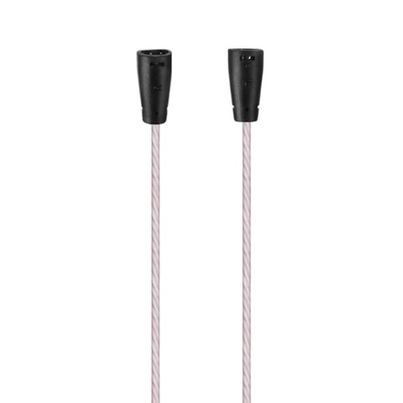 GUYUTING Replacement Silver Plated Audio Cable High Purity OFC, Double/Triple Click Support for Sennheiser IE80/IE8/IE80s/IE8i
