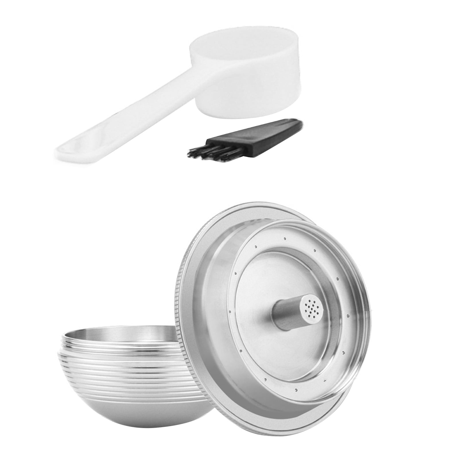 GUYUTING Reusable Coffee Filter for Vertuoline GCA1 Delonghi ENV135 Stainless Steel Metal Cover Eco-friendly Black