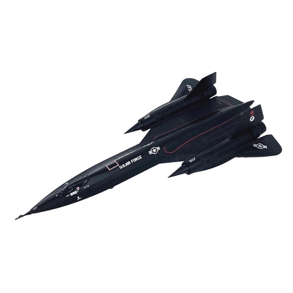 GUYUTING SR-71 Blackbird Military Aircraft Model 1:144 Alloy Plastic US Air Force for Shelf Decor Aircraft Collection Festival Birthday Present