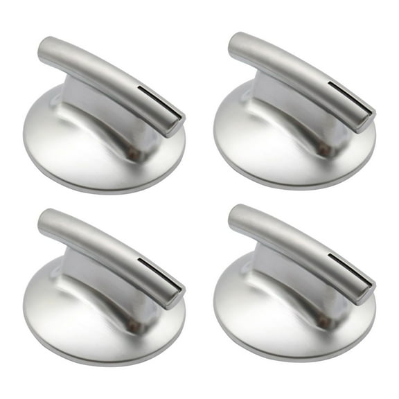 GUYUTING Safe Cooking with Silver Stove Knobs for Jenn-Air, Non-Toxic Materials, Effortless Cleaning