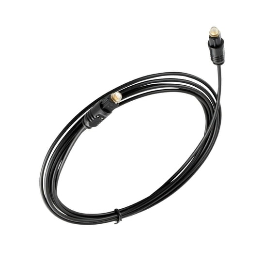 GUYUTING Thin Toslink Cable 0.08 Inch Diameter Hidden Wiring Compatible Gold Plated Interface For Monitor Projector Computer Audio Output
