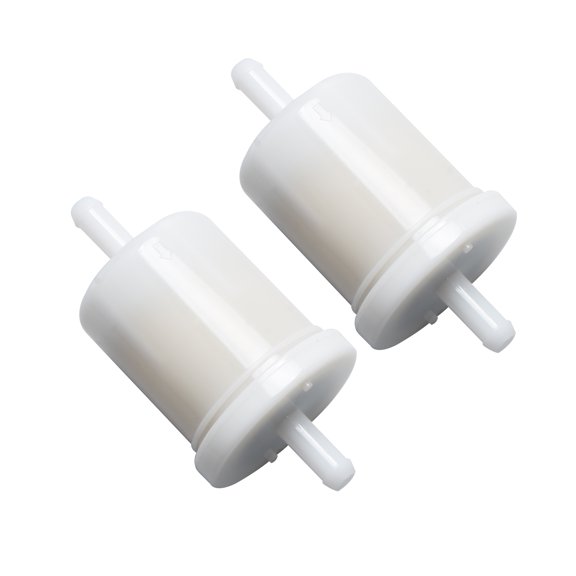 GUYUTING Translucent Body Inline Fuel Filter 2-Pack For Fuel Line Maintenance And Contamination Inspection Parts