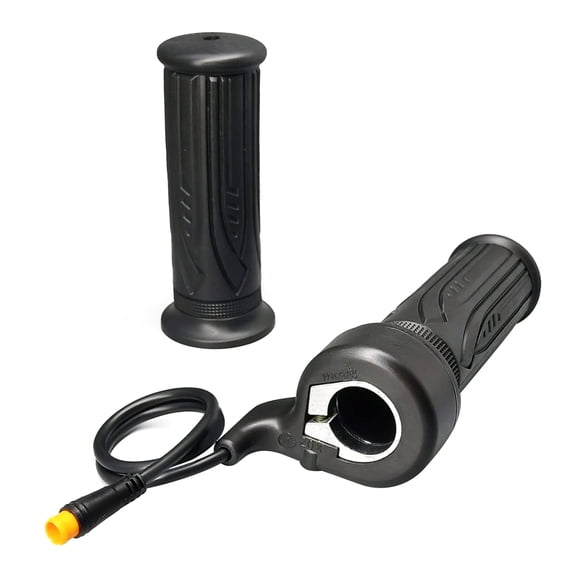 GUYUTING Twist Throttle Grip Kit for Electric Bicycle Scooter 12V-72V ABS PVC Durable Waterproof Connection Left Hand Right Hand
