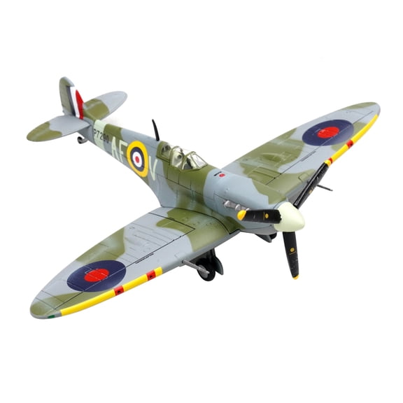 GUYUTING UK Air Force Supermarine Spitfire Mk Vb Model 1:72 Scale Alloy Plastic For Family Friend Decor Collection