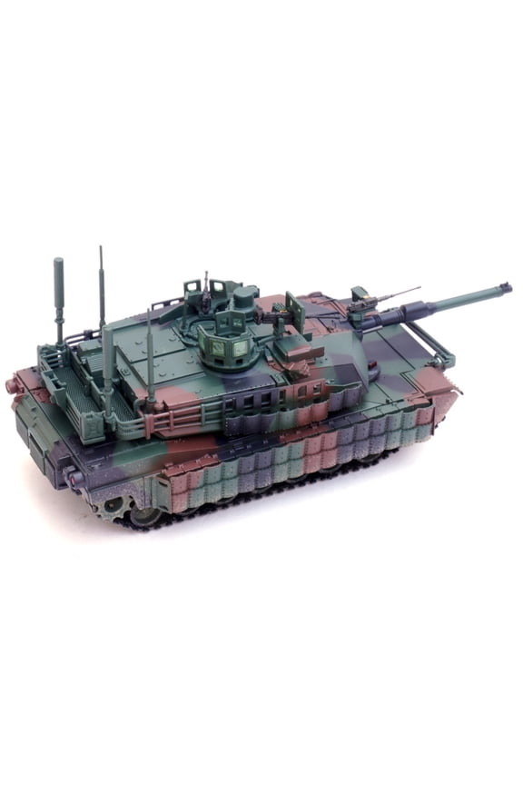 US Army M1A2 TUSK II Abrams Tank Model 1:72 Scale Diecast Vehicle Military Gift Desk Display Decor