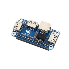 GUYUTING USB Expansion HAT 3 USB Ports, Wired Ethernet, Onboard Status Indicators for Raspberry Pi Zero