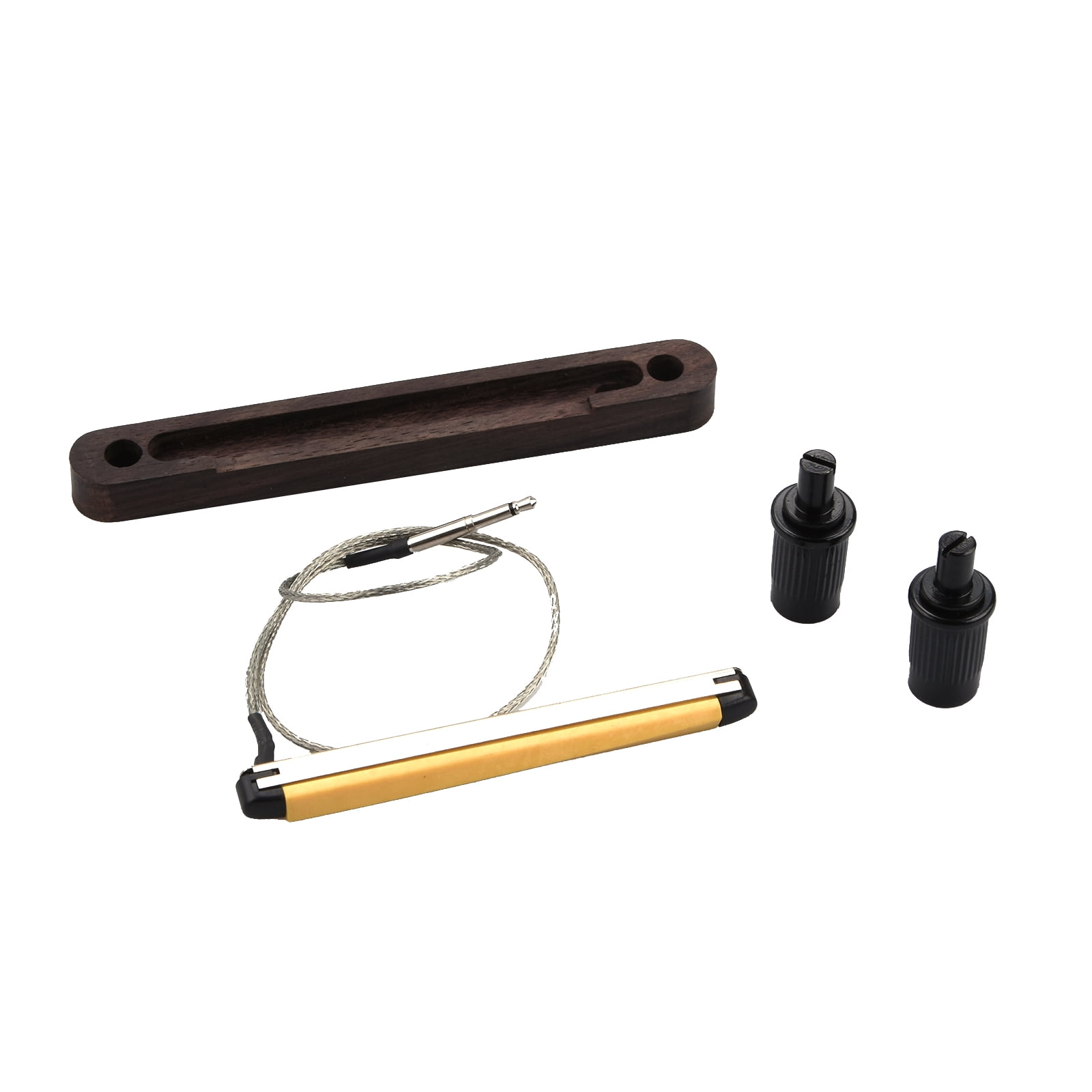 GUYUTING Under Saddle Pickup Bass Bridge 6-String Acoustic Bass 2.5mm Input Connector For Musical Instrument Amplification