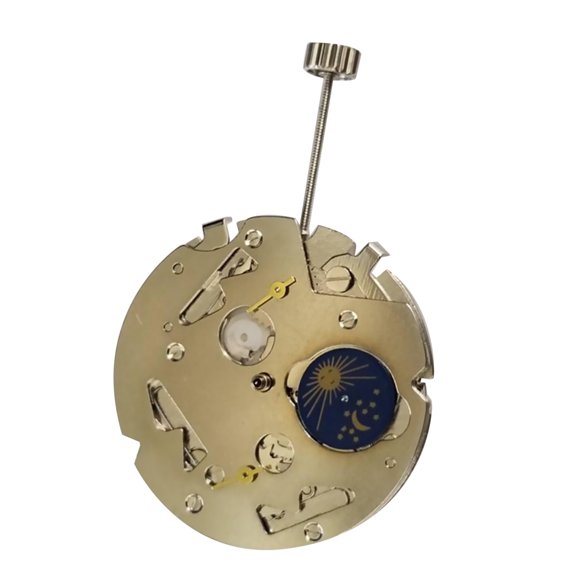 GUYUTING Watch Movement 26.00mm Diameter 6.75mm Thick For Sun Moon Function Watch Collection Maintenance Enthusiasts