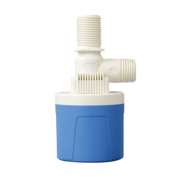 GUYUTING Water Level Floating Valve, 1/2" Plastic White/Blue, Automatic Shut-Off for Cooling Towers Irrigation Remote Locations