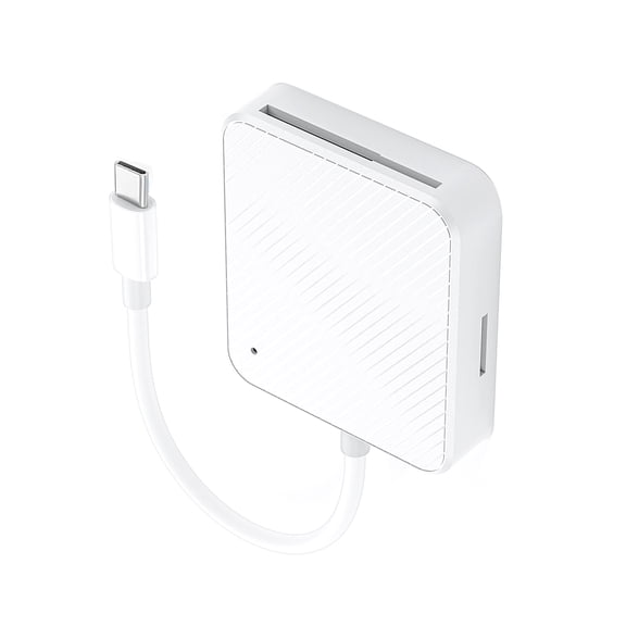 GUYUTING White ABS Card Reader Four In One USB2.0 for Portable Electronic Device Card Reading Components