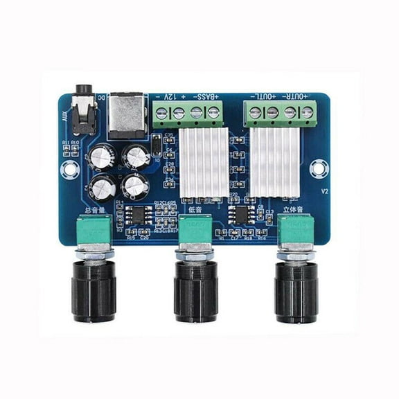 GUYUTING for XH-A355 Amplifier Module 2*15W + 30W for Car Audio and Home Theater Systems Board