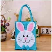 GUZOM Easter Decor- Easter Decorations Easter Cartoon bunny Portable Bag Candy Bag Storage Bag,in Clearance