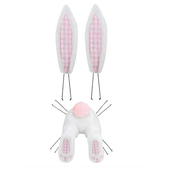 GUZOM Easter Decorations for The Home- Easter Decoration Bunny Wreath Easter Decoration Living Room Props Ornaments bunny Decoration Home,in Clearance