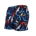 thumbnail image 1 of GUZOM Mens Shark Print Swim Trunks Quick Dry Board Shorts with Mesh Lining Stretch Fit Elastic Waist for Beach Swimming,Size Free Size, 1 of 5