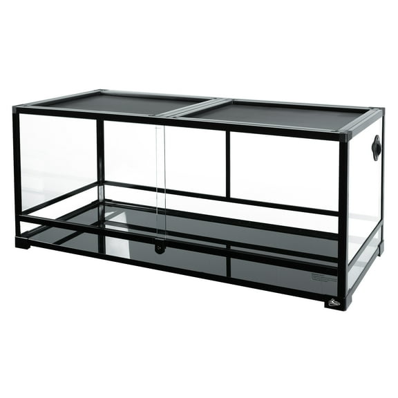 GUZZLO Full Tempered Glass Reptile Terrarium-48 x 18 x 18 inches