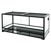 GUZZLO Full Tempered Glass Reptile Terrarium-48 x 18 x 18 inches