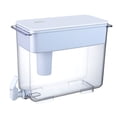 thumbnail image 1 of Great Value Water Filter Pitcher 30 Cup Series, White Color, BPA-Free, Brita Filter Compatible ,Certified to NSF/ANSI 53,30 Cup , Digital Timer Indicator,HS525,White, 1 of 8