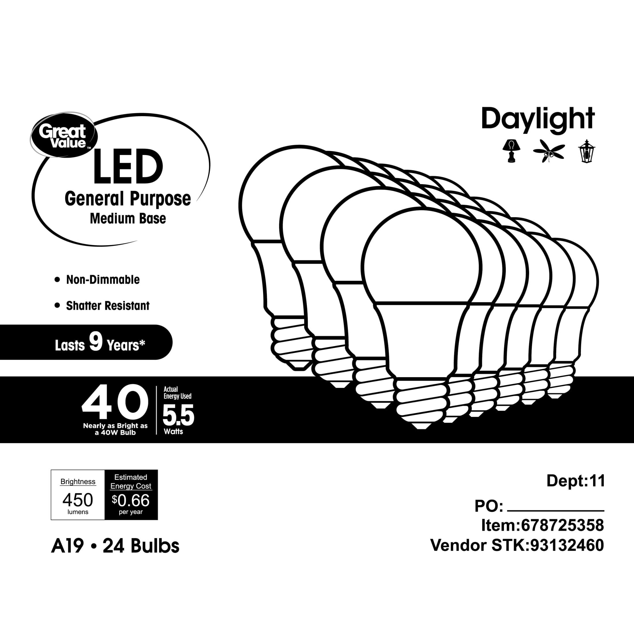 GV 40W 9YR DL 24PK