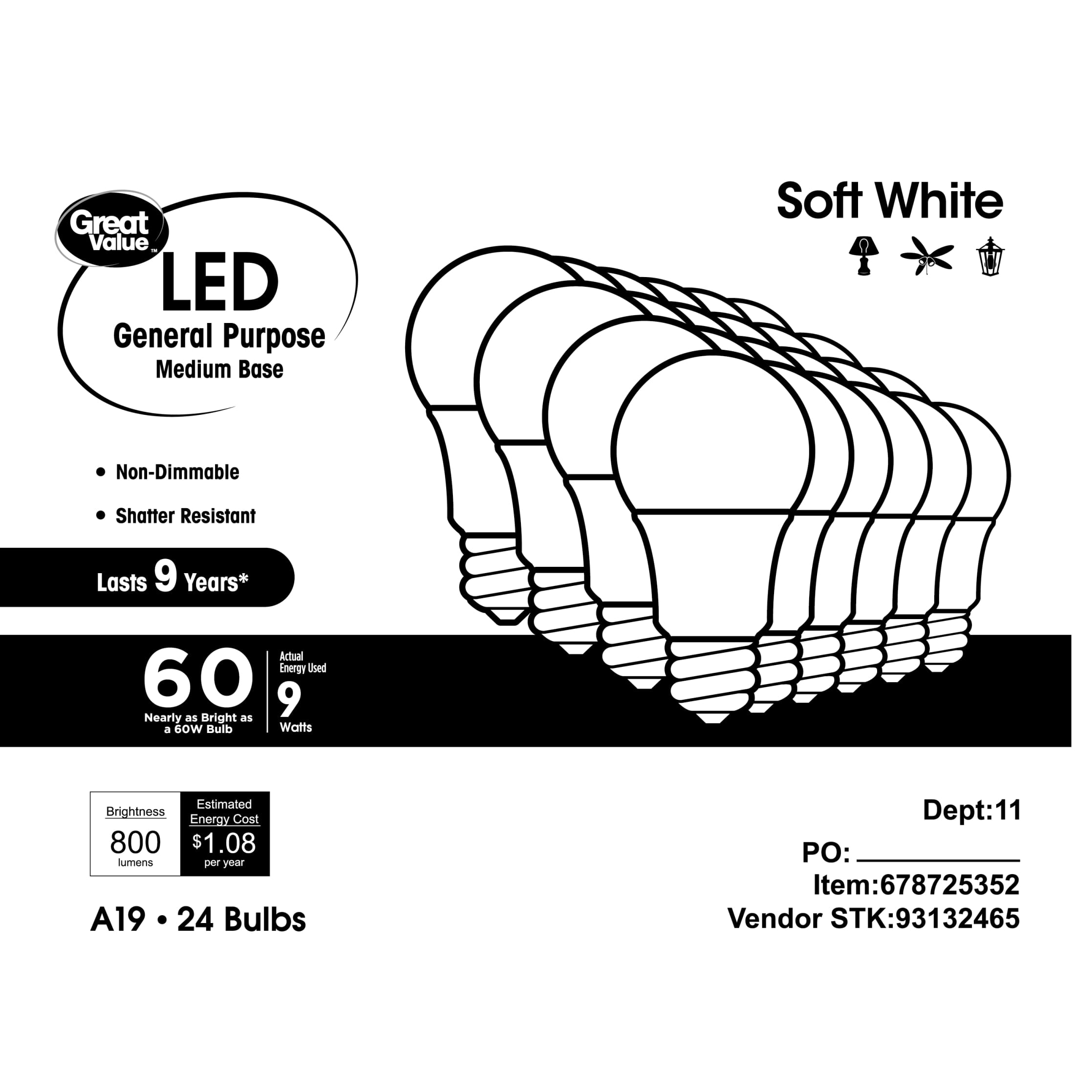 GV 60W 9YR SW 24PK