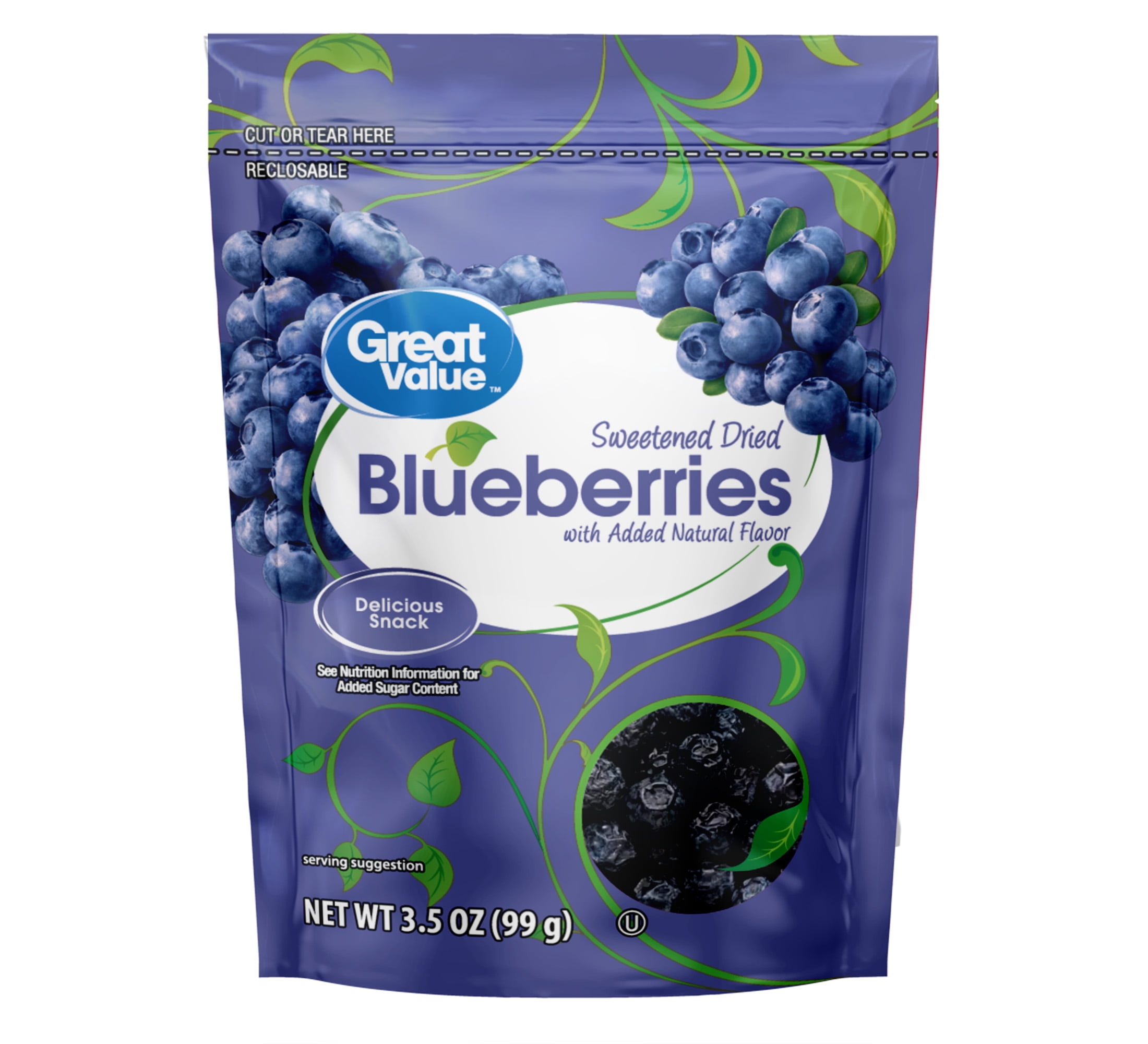 GV 8/3.5oz. Dried Blueberries, Prop 65