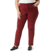Gloria Vanderbilt Swan Series Women's Plus Amanda Slim Jeans, Sizes 16W-24W