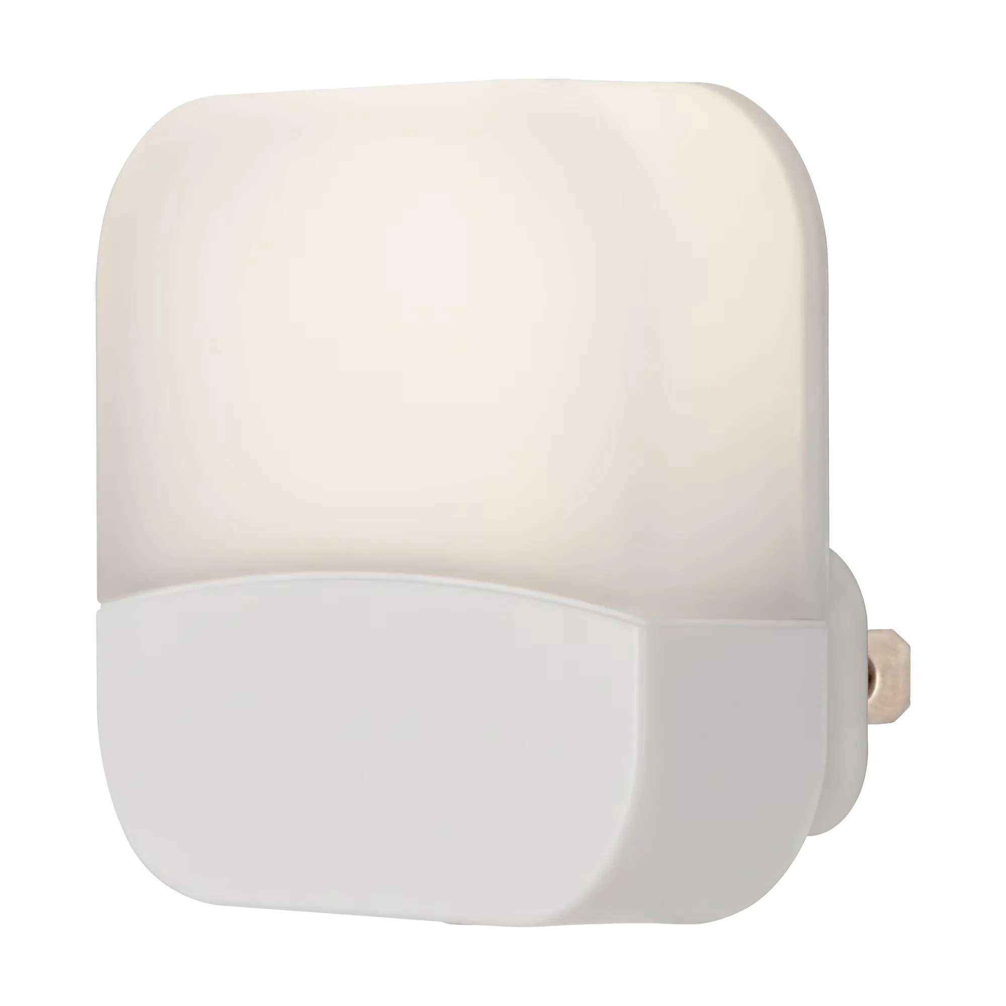 Great Value Plug-In LED Mini Night Light, Dusk-to-Dawn Sensor, 3000K Warm White, Energy Efficient, Automatic On/Off, 1 Pack