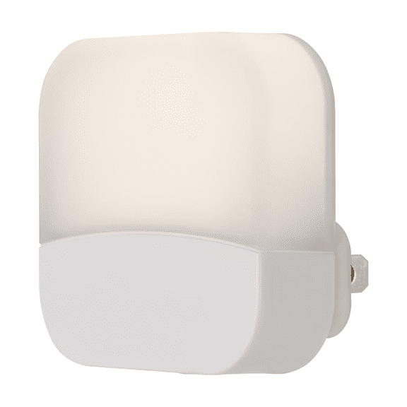 Great Value LED Mini Night Light, Light Sensing, 3000K Warm White Light, 1-Pack