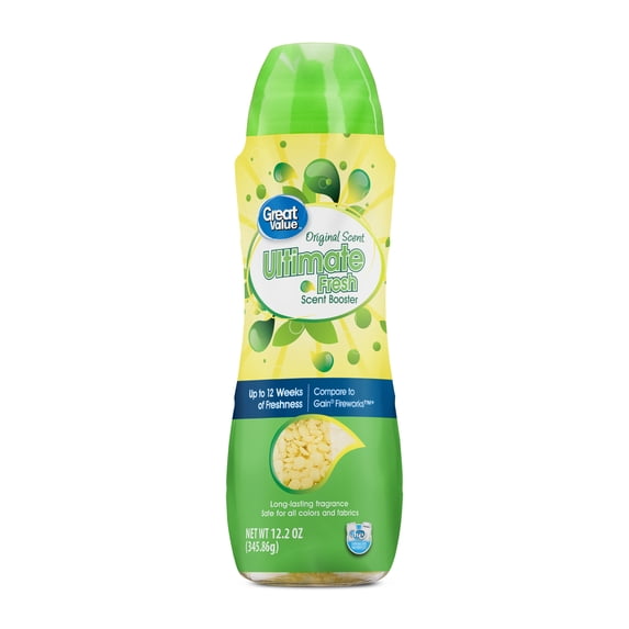 Great Value Ultimate Fresh Scent Booster, Original Scent, 12.2 oz, Compare to Gain Fireworks