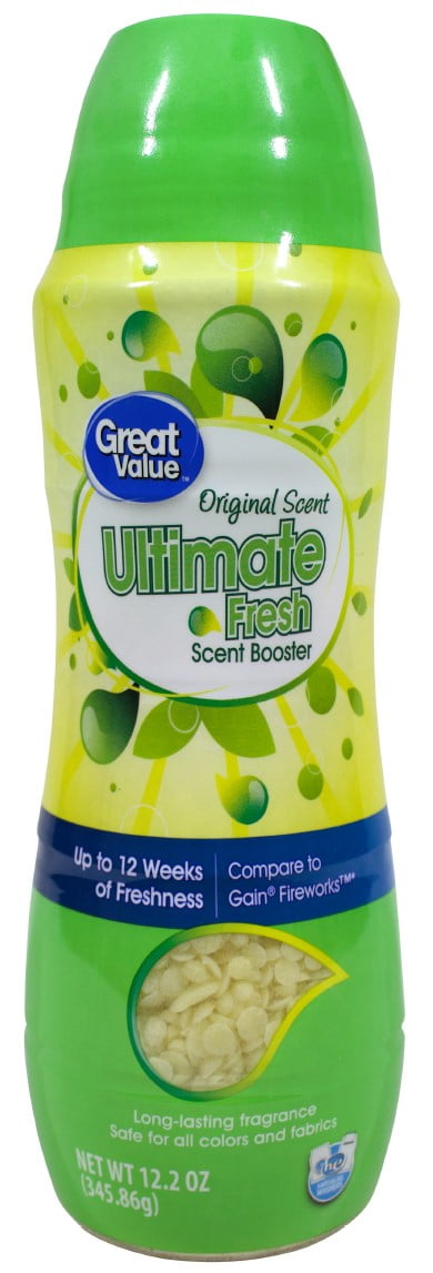Great Value Ultimate Fresh Scent Booster, Original Scent, 12.2 oz, Compare to Gain Fireworks