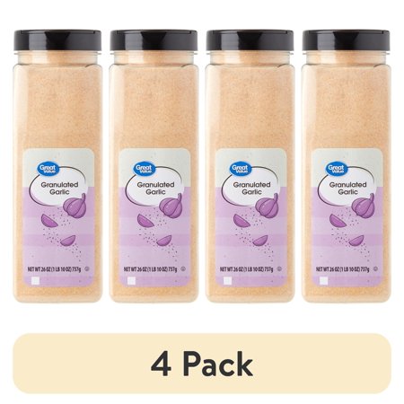 (4 pack) Great Value Granulated Garlic, 26 oz