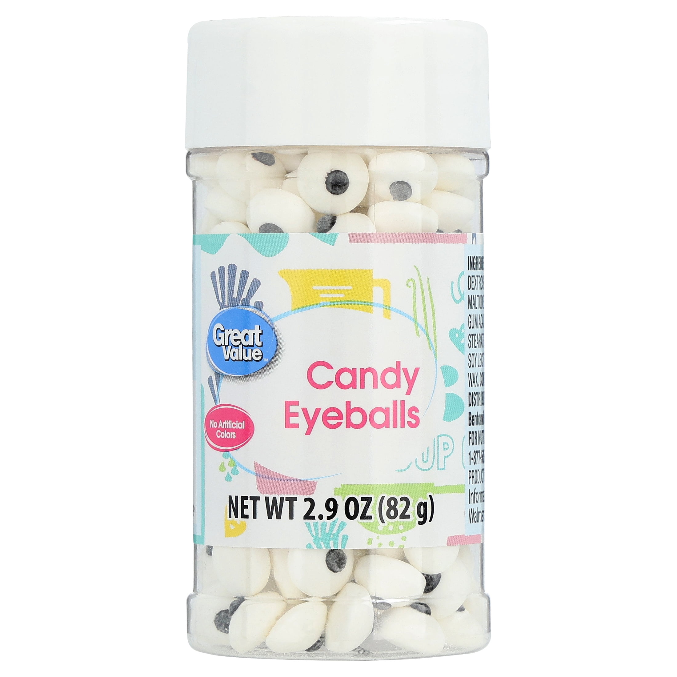 Great Value Candy Eyeballs, 2.9 oz