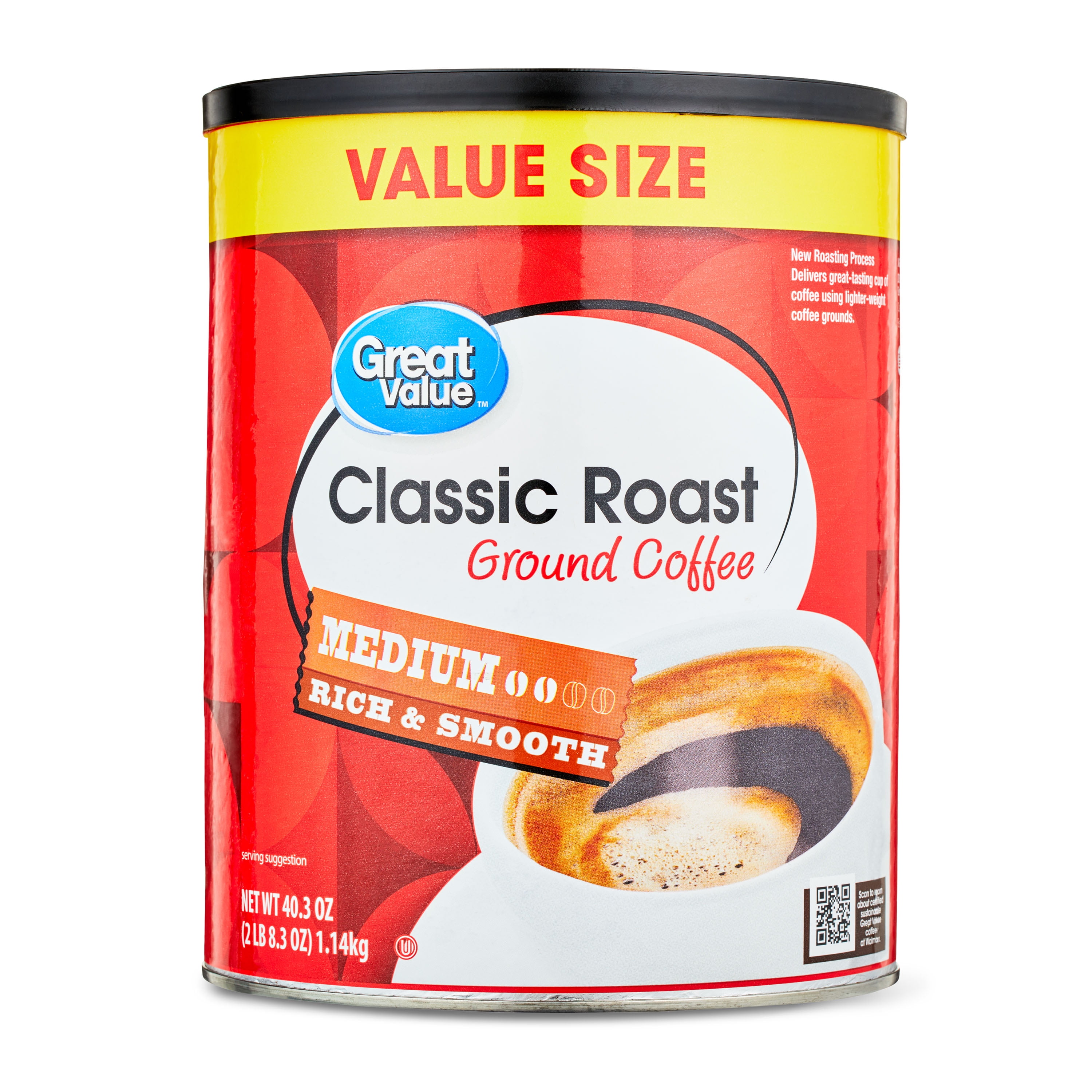 GV Classic Roast Ground Coffee Canister 40.3oz