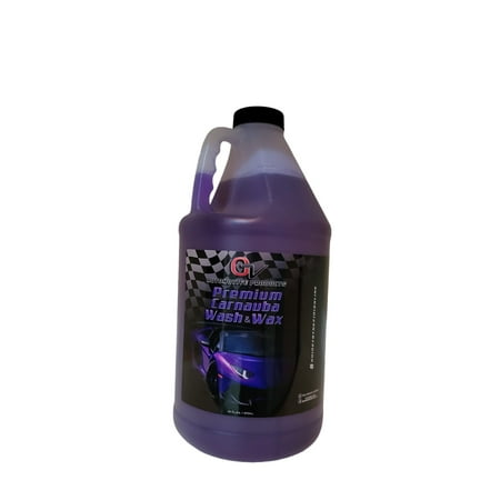 GV Corsa Detailing Products Premium Carnauba Car Wash and Wax Soap, 1 Gallon, Car Wash and Wax in 1