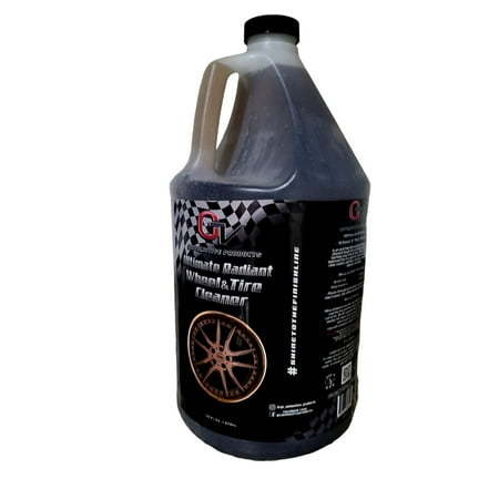 GV Corsa Detailing Products Ultimate Radiant Wheel Cleaner 1 Gallon, Acid Free, Wheel Polish, Rim Cleaner, Wheel Shine, Wheel Cleaner