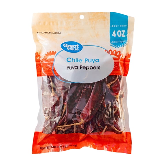 Great Value Dried Puya Chiles, 4 oz