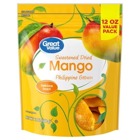SWEETENED MANGO GREAT VALUE BAG 12 OZ
