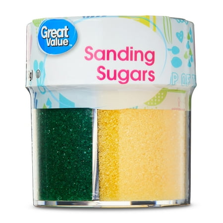 Great Value 4-Cell Sanding Sugar, Multicolor, 4 oz