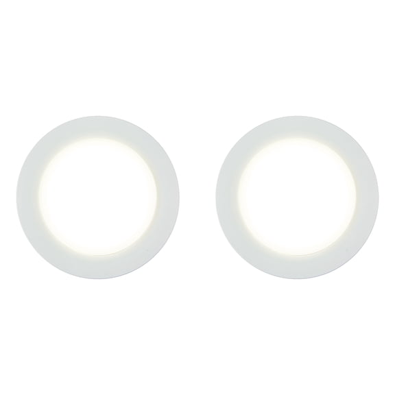 Great Value 2 Pack Wireless Frosted LED Puck Lights