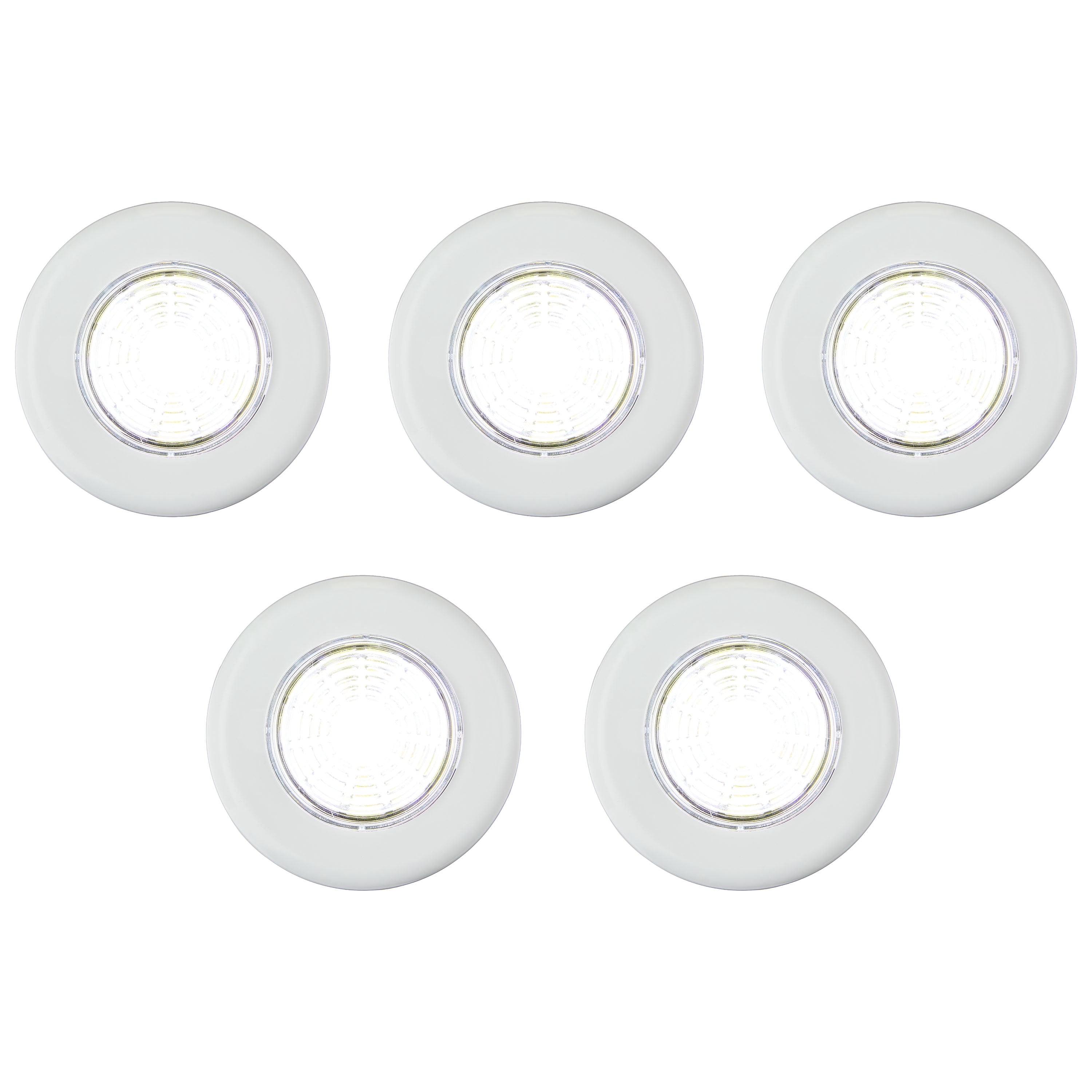 Great Value 5 Pack Wireless LED Puck Lights