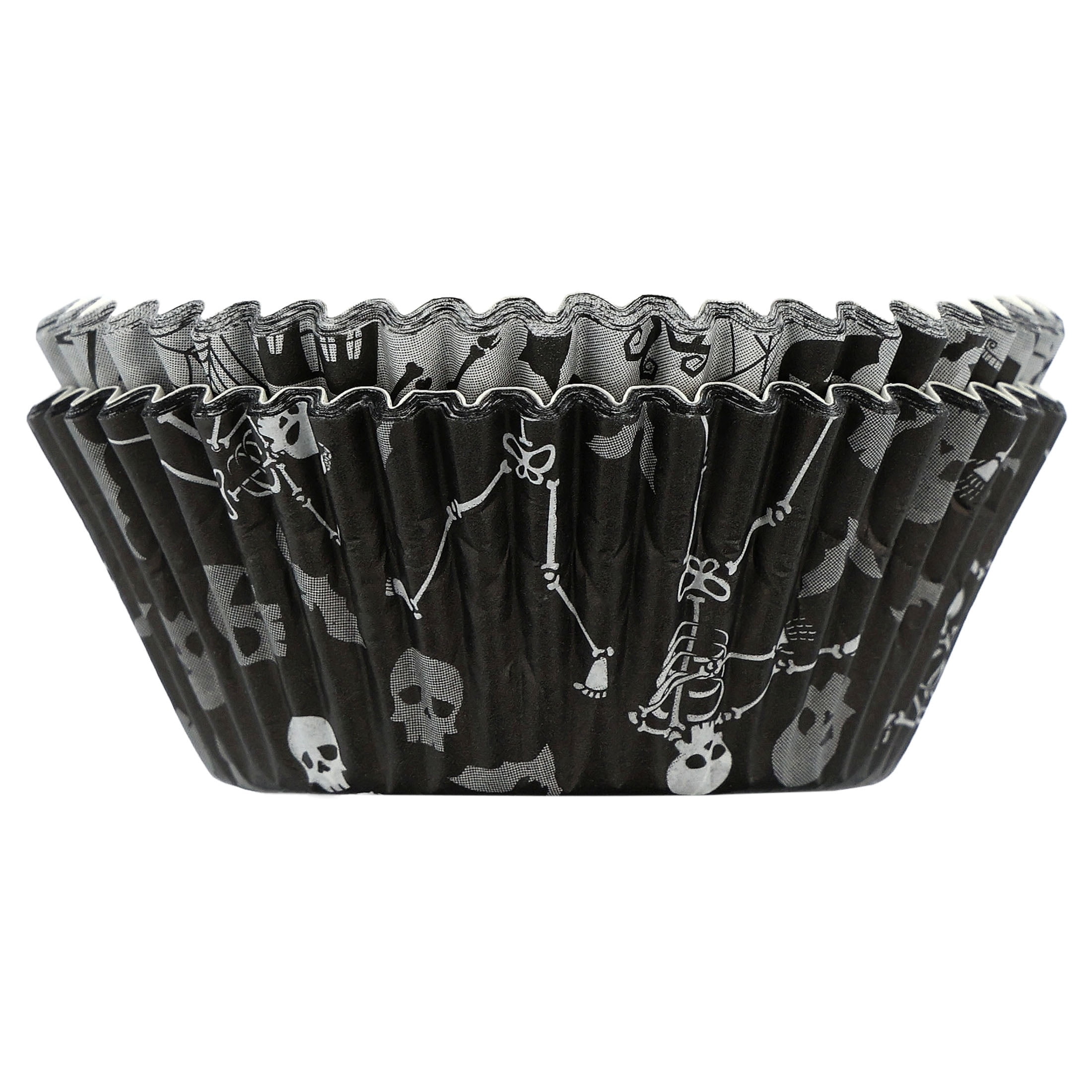 Great Value Skeleton Cupcake Liners, 48 Count
