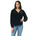 thumbnail image 1 of Gloria Vanderbilt Swan Series Women's Velvet Top, Sizes S-3XL, 1 of 4