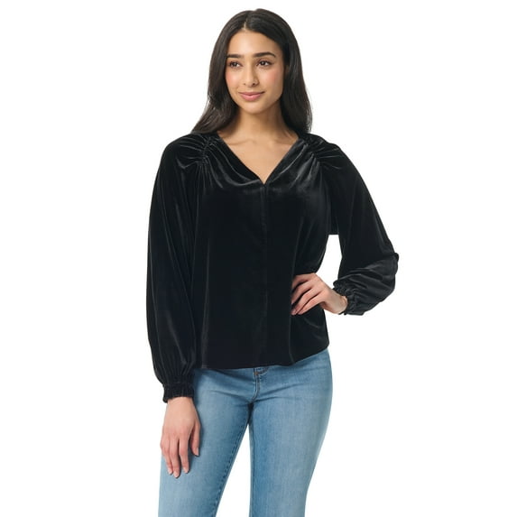 Gloria Vanderbilt Swan Series Women's Velvet Top, Sizes S-3XL