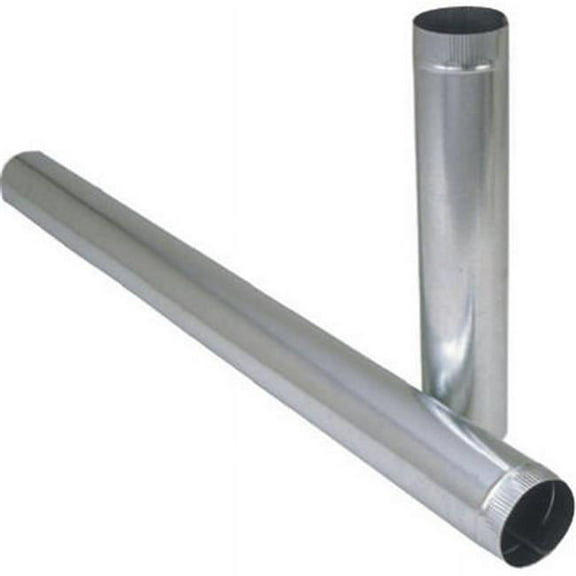 GV0346 3 x 24 in. 30GA Galvanized Furnace Pipe - Pack Of 10